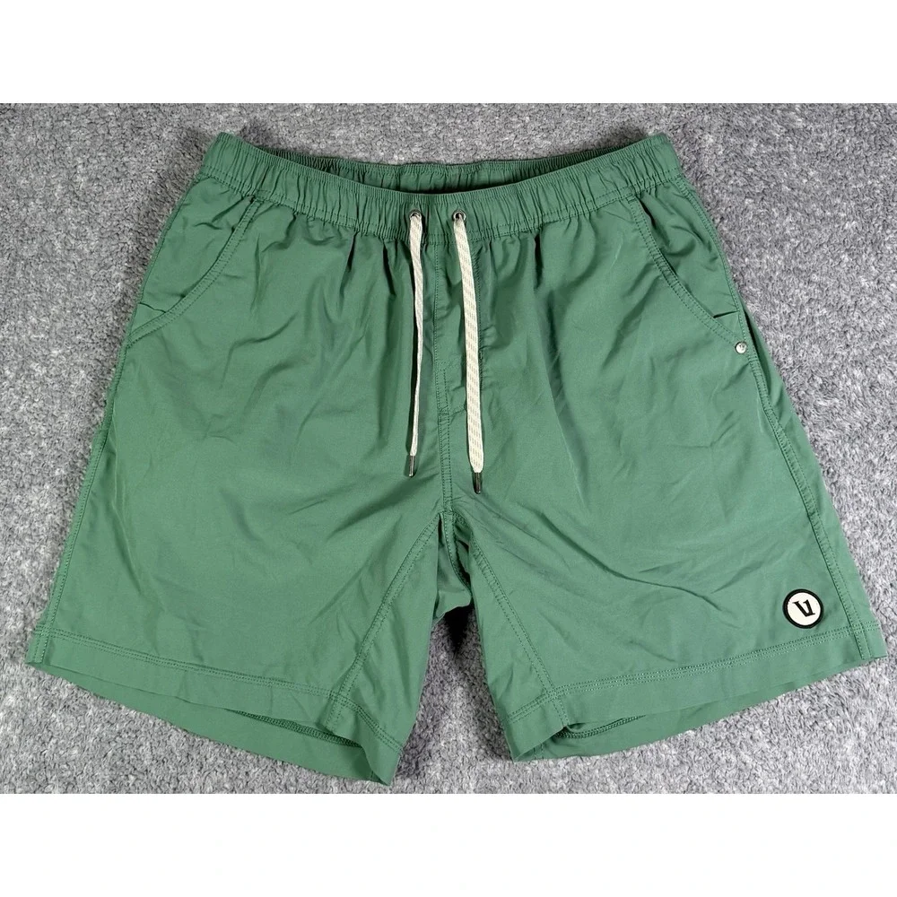 Vuori Kore Hedge Green Shorts Men's Size XL Lined Gym Performance Active V302 7